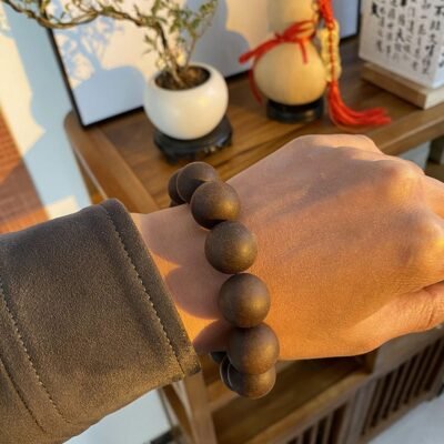 Chinese ancient emperor's royal incense/Ambergris Incense bracelet For Men - 图片 4