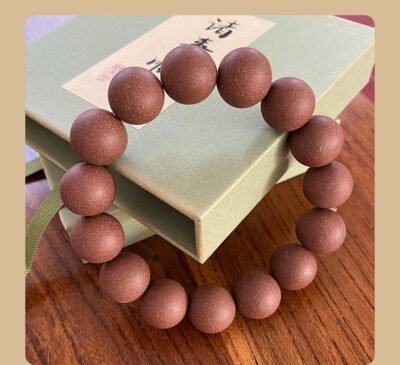 Strengthen the body/ Clear heat and detoxify/Red Musk Recipe Herbal medicine bracelet - 图片 2