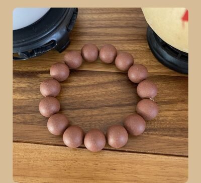 Strengthen the body/ Clear heat and detoxify/Red Musk Recipe Herbal medicine bracelet - 图片 6