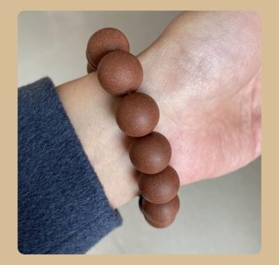 Strengthen the body/ Clear heat and detoxify/Red Musk Recipe Herbal medicine bracelet - 图片 4