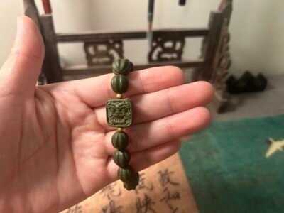 Improve sleeping/ Calming down the mind, dreaming Herbal medicine incense bracelet - 图片 5